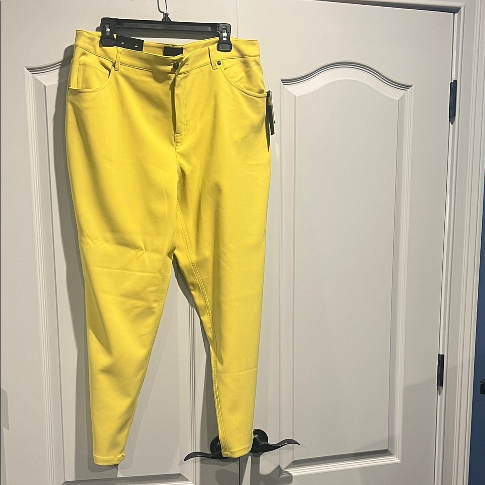 Vibrant Yellow Women's Pants